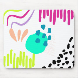Mousepad Padrão de Abstrato colorida moderno.