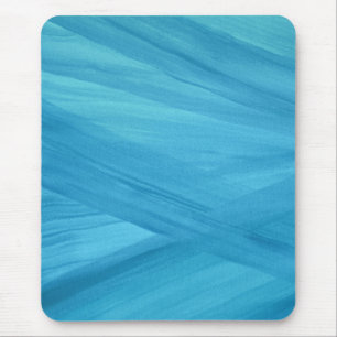 Mousepad Padrão de Abstrato de Linhas Azuis de Azul Aqua T