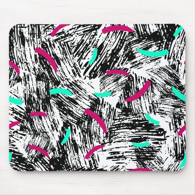 Mousepad Padrão de Abstrato moderno. impressão em canvas (Frente)