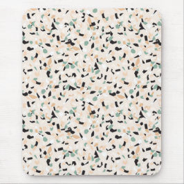 Mousepad Padrão de Abstrato moderno Pastel Terrazzo