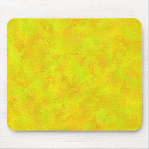 Mousepad Padrão de Abstrato Verde Laranja Amarelo