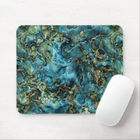 Padrão de Agate de Minerais Dourados de Turquesa T