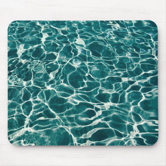 Mousepad Padrão de água azul (Frente)