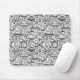 Mousepad Padrão de alienígena