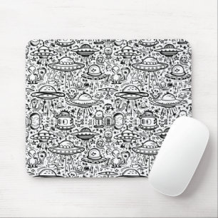 Mousepad Padrão de alienígena