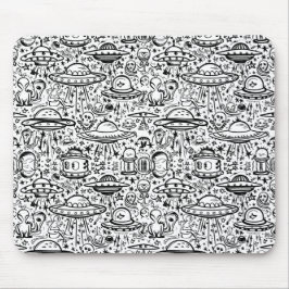 Mousepad Padrão de alienígena