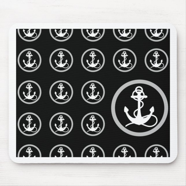 Mousepad Padrão de Âncora (Frente)