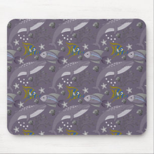 Mousepad Padrão de animais aquáticos   vida submarina do 