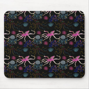 Mousepad Padrão de animais aquáticos vida submarina do
