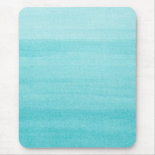 Mousepad Padrão de Aqua Azul-Azul de Cor de Água