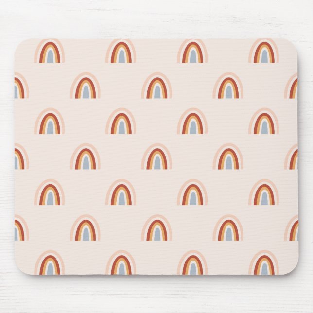 Mousepad Padrão de Arco-Íris de Mole (Frente)