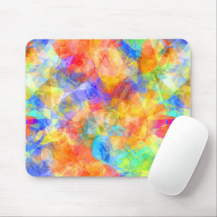 Mousepad Padrão de Arte Mosaica de Polígono Funky Legal R