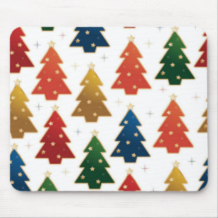 Mousepad padrão de árvore de Natal