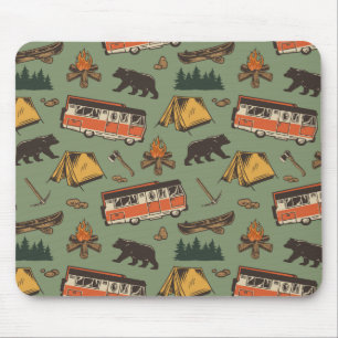 Mousepad Padrão de Aventuras de Camp Motodoméstico
