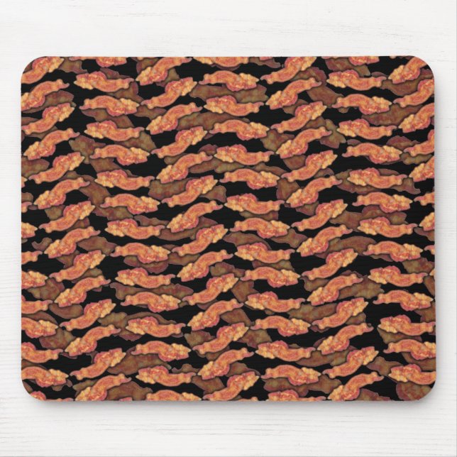 Mousepad Padrão de bacon (Frente)