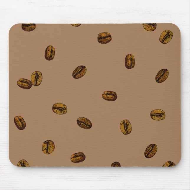 Mousepad Padrão De Bean De Café (Frente)