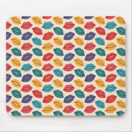 Mousepad Padrão de Beijo