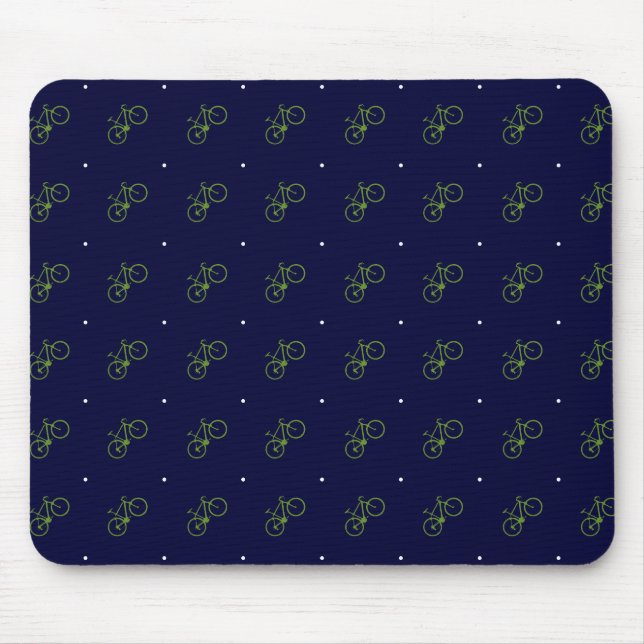 Mousepad padrão de bicicleta clássica (Frente)