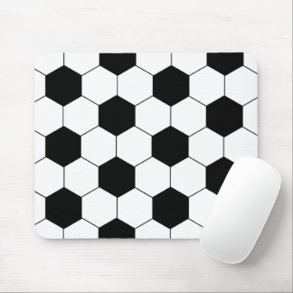 Mousepad Padrão de bola de futebol