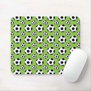 Mousepad Padrão de Bola de Futebol do Cartoon