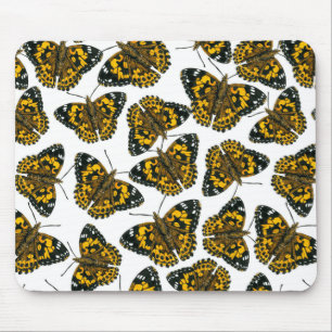 Mousepad Padrão de borboleta-dama pintada