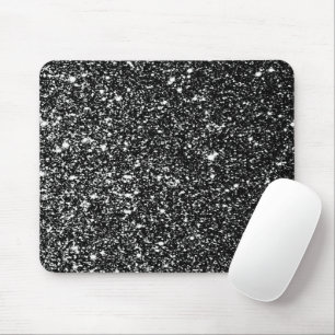 Mousepad padrão de brilho preto