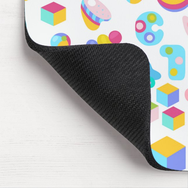 Mousepad Padrão de Brinquedo Infantil Com Urso de Pelúcia (Canto)