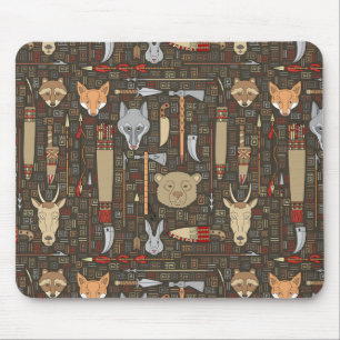 Mousepad Padrão de caça étnica