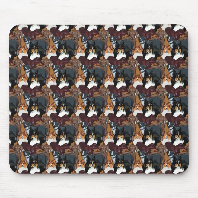 Mousepad Padrão de Cachorro (Frente)