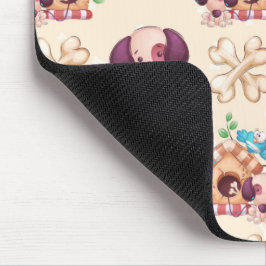 Mousepad Padrão de Cachorro Adorável