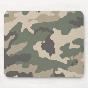 Mousepad Padrão de Camo Verde