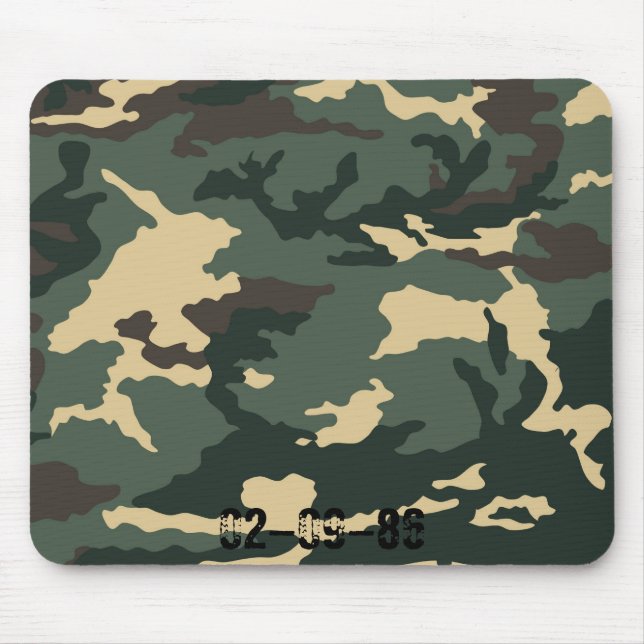 Mousepad Padrão de Camuflagem (Frente)