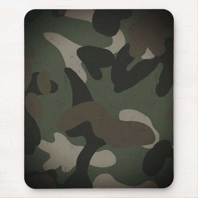 Mousepad Padrão de Camuflagem Militar Clássico (Frente)