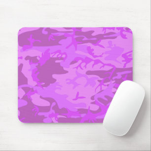 Mousepad Padrão de Camuflagem Roxo-Claro