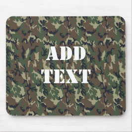 Mousepad Padrão de Camuflagem Verde Militar