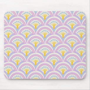Mousepad Padrão de casca colorido de Pastel