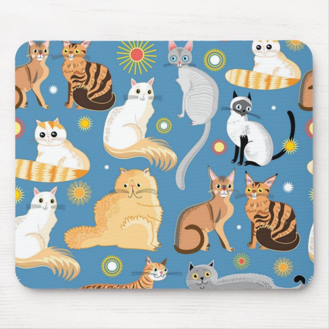 Mousepad Padrão de Cat (Frente)