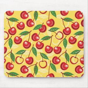 Mousepad Padrão de cereja