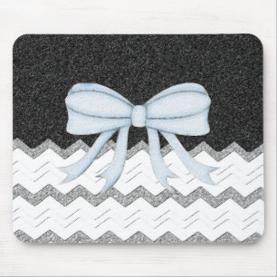 Mousepad Padrão de Chevrons Festa de Chuveiro Escritório De