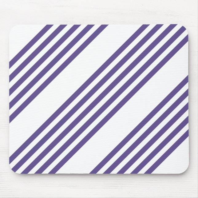 Mousepad Padrão de cinco faixas ultravioleta e branca (Frente)