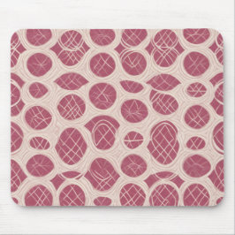 Mousepad Padrão de Círculo Abstrato Moderno