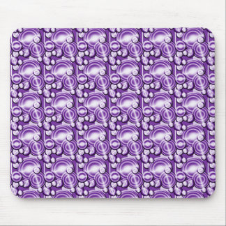 Mousepad Padrão de Círculos Violetos