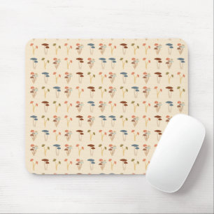 Mousepad Padrão de Cogumelos