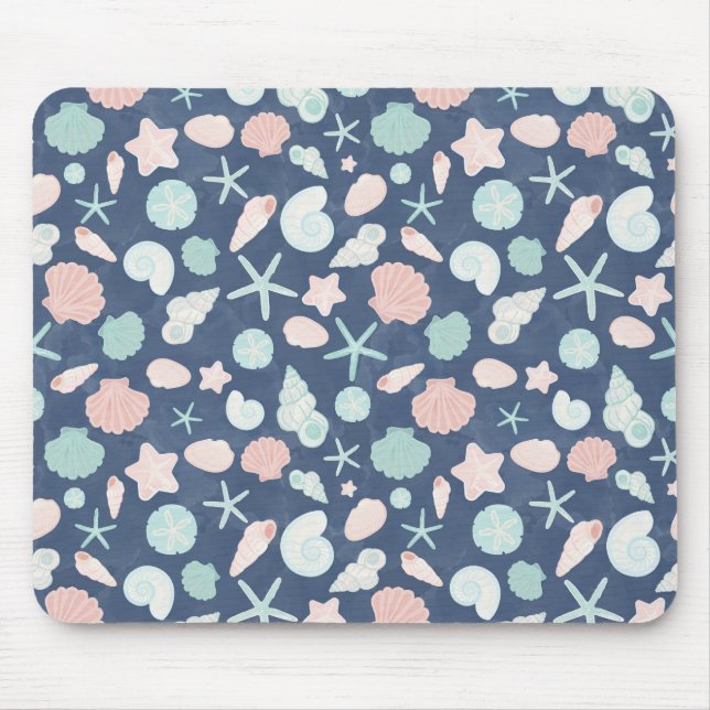 Mousepad padrão de conchas (Frente)
