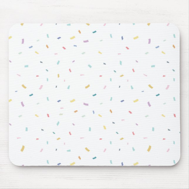 Mousepad Padrão de Confetti de Molho de Água (Frente)