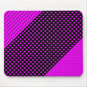 Mousepad Padrão De Corações Corações Corações Coraç