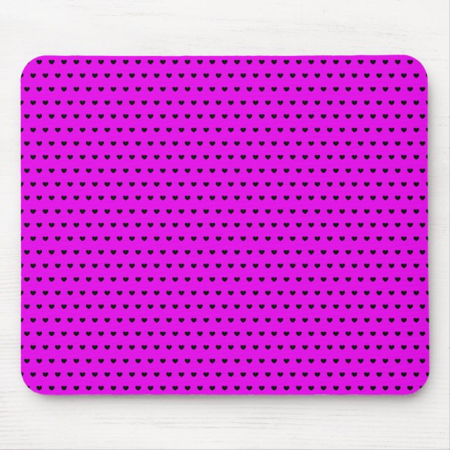 Mousepad Padrão De Corações Corações Corações Corações Cute (Frente)