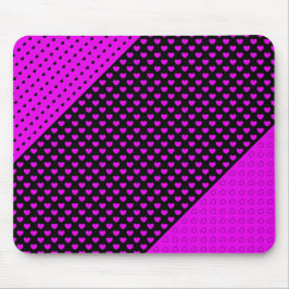 Mousepad Padrão De Corações Corações Corações Corações Cute