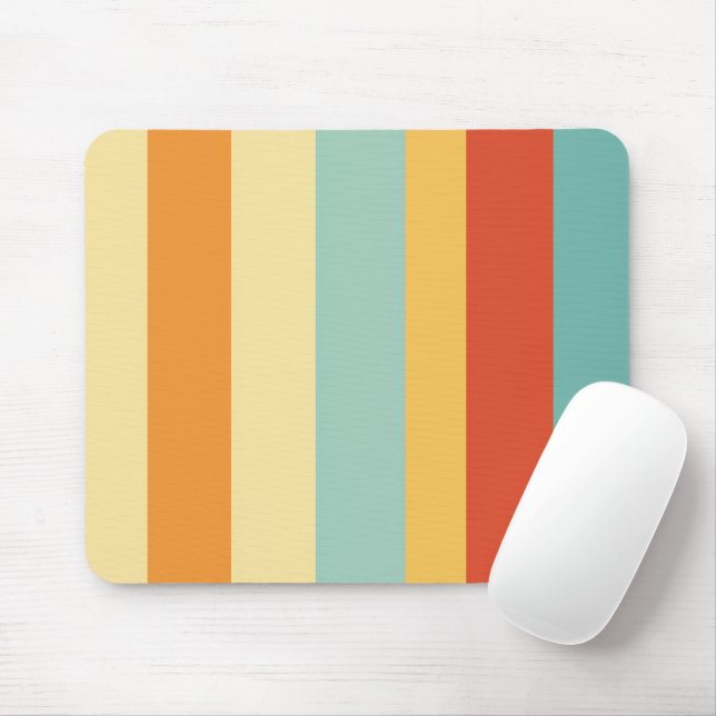 Mousepad Padrão de cores com striping retroativo (Com mouse)