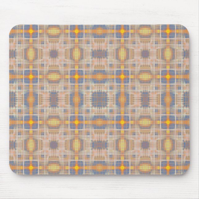 Mousepad padrão de cruzes vintage (Frente)